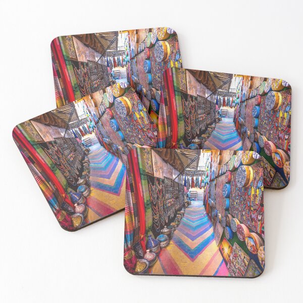 Item preview, Colorful street in Fes, Morocco designed and sold by mitzobs.