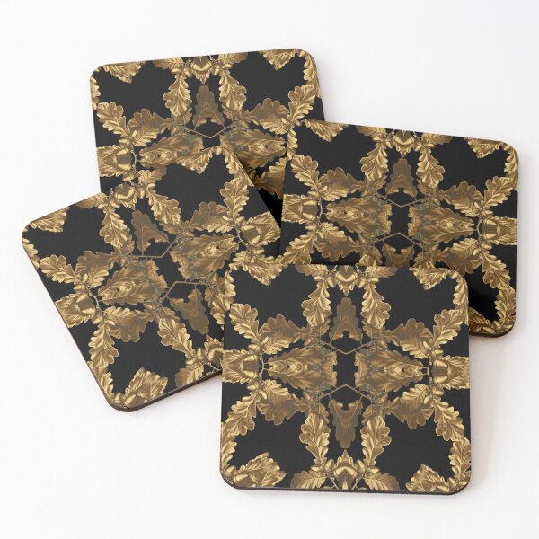 Item preview, gold oak leavs designed and sold by Salome Totladze.