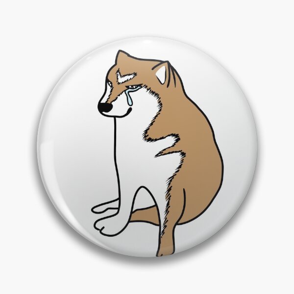 Item preview, Crying Cheem Sad Doge Meme designed and sold by A147551.