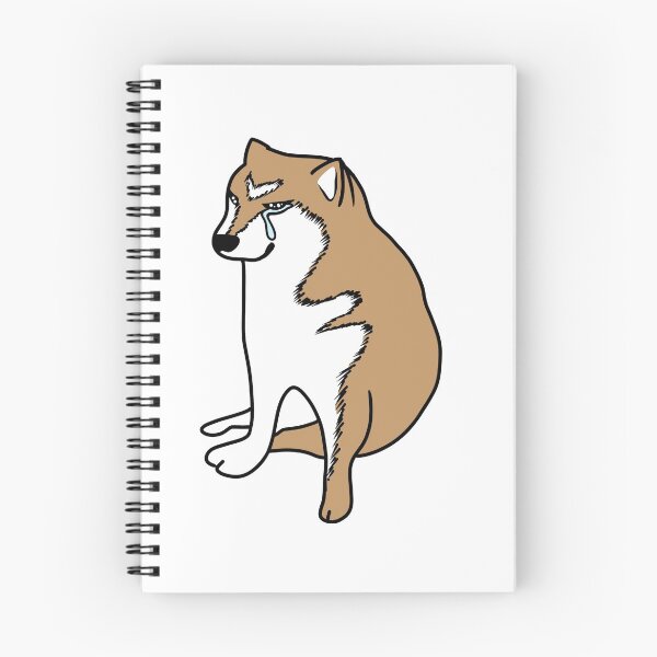 Item preview, Crying Cheem Sad Doge Meme designed and sold by A147551.