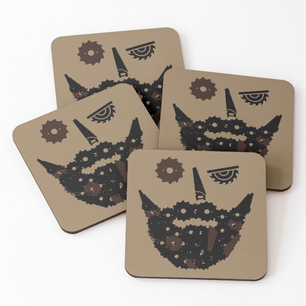 Item preview, Bearded Carpenter | Sawblade shilouette designed and sold by stuff-n-stuff.