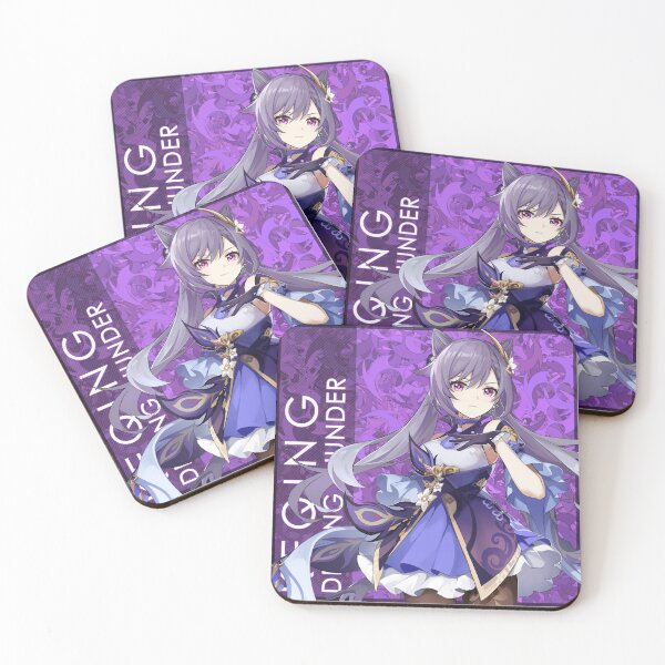Item preview, Impacto de Keqing Genshin designed and sold by dudu-inpajamas.