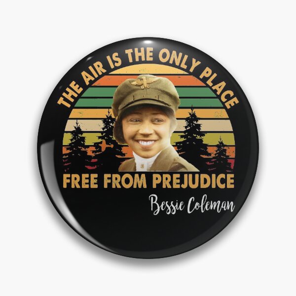 Item preview, The air is the only place free from prejudice Bessie Coleman Vintage designed and sold by ContreiDesign.