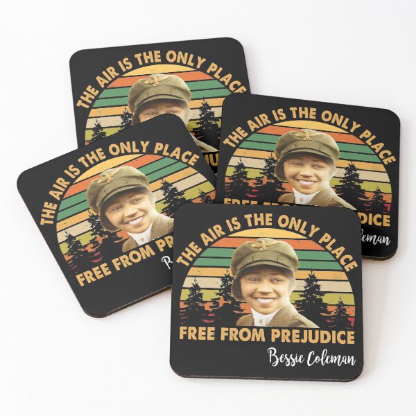 Item preview, The air is the only place free from prejudice Bessie Coleman Vintage designed and sold by ContreiDesign.