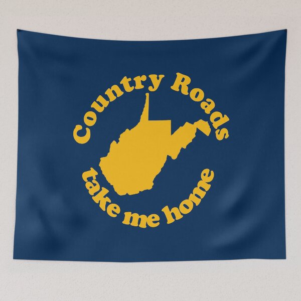 Item preview, Country Roads Take Me Home West Virginia Retro WV Pride designed and sold by Pittsburgh 412 Steel City Yinzers.