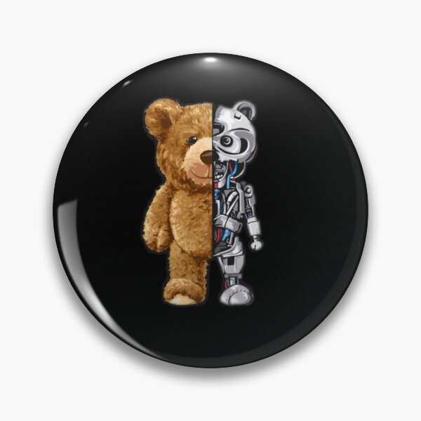 Item preview, Teddy bear, transformation, two faces ,pink,Robots  designed and sold by Crime By Speech.