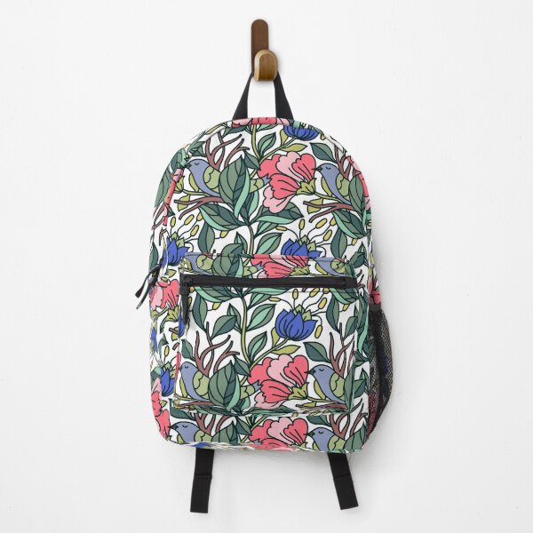 Item preview, Nature Hand Drawing - Flowers and Birds Pattern designed and sold by heyitsclara.