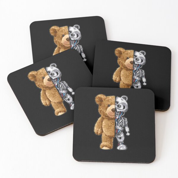 Item preview, Teddy bear, transformation, two faces ,pink,Robots  designed and sold by Crime By Speech.