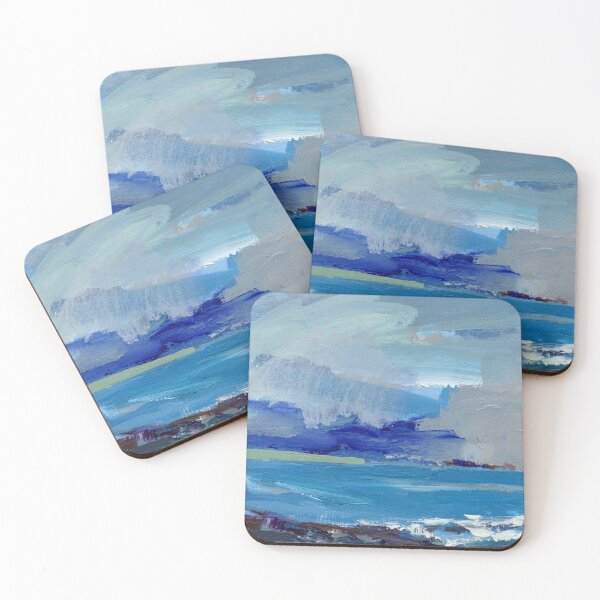 Item preview, Moody Winter Lakeside, Water's Edge Series No.17 designed and sold by icecoolmountain.
