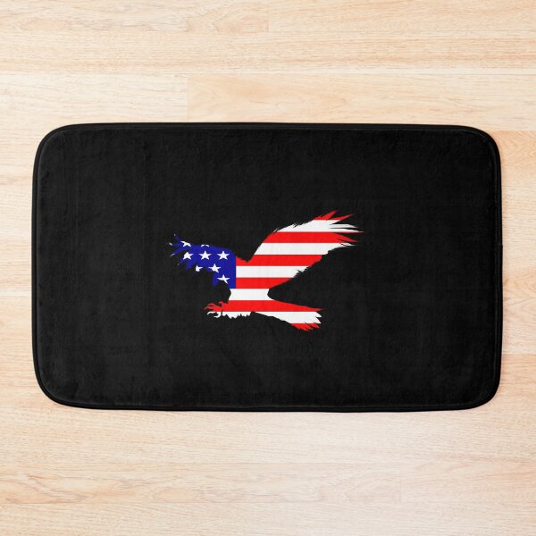 Item preview, Swooping Eagle Silhouette in USA Flag Colours designed and sold by SankDesigns.