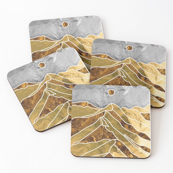 Item preview, Golden and silver mountains designed and sold by AznavourByKarin.
