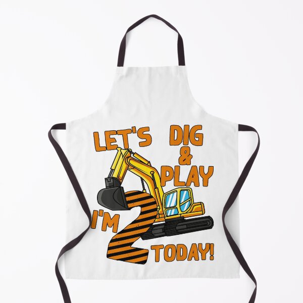 Item preview, 2nd birthday children excavator saying gift idea designed and sold by LuminOrb.