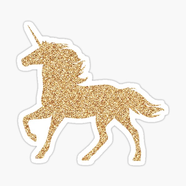 66ct Magical Unicorn Glitter Stickers