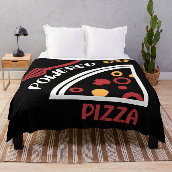 Item preview, POWERED BY PIZZA  designed and sold by NSTeeDesign.