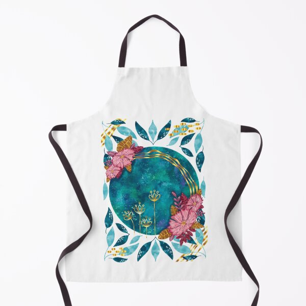 Item preview, Watercolor Floral Moon, Flowers Moon, Moon Aesthetic, Magic Aesthetic, Witch Aesthetic, Watercolor Planet, Wicca Aesthetic designed and sold by Anaïs Illustration.