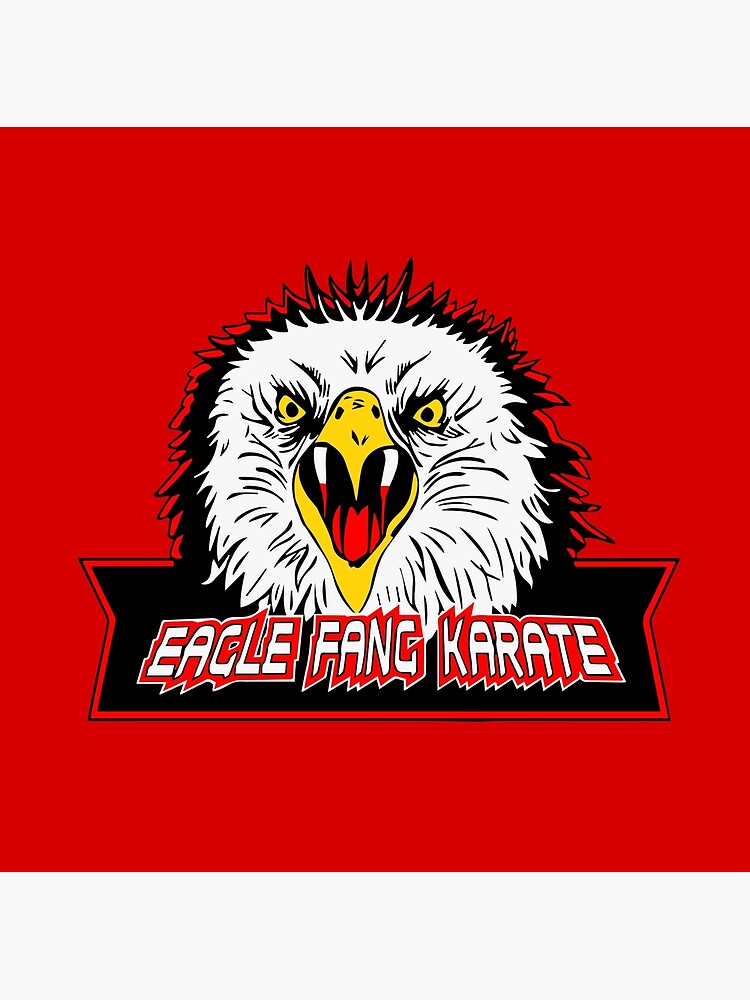 "Eagle Fang Karate logo .. Cobra Kai seaeon3 (red) Johnny Lawrence Team