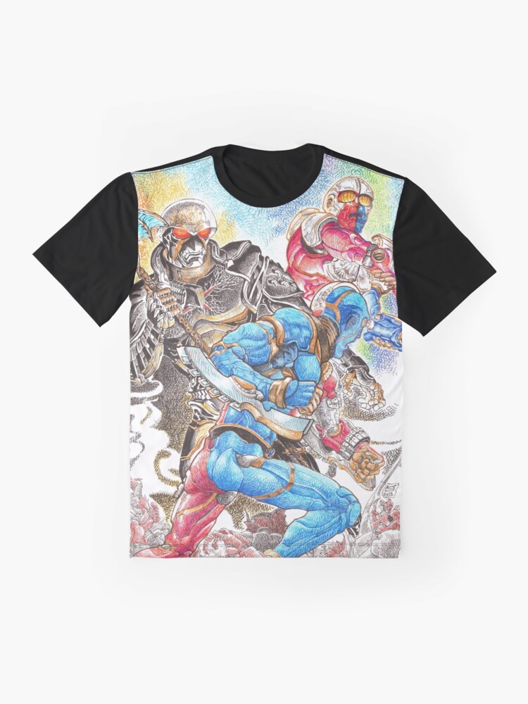 Alternate view of Kikaidas Battlefield Graphic T-Shirt