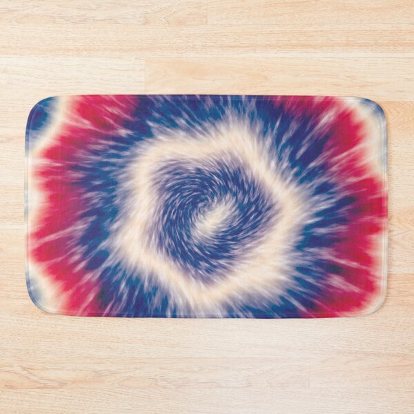 Item preview, Blue, red, and white tie dye  designed and sold by Mandala & More.