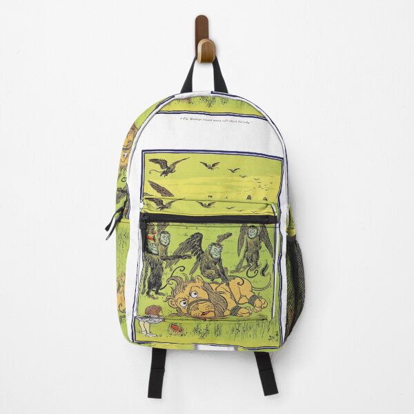 Item preview, Lion attacked by flying monkeys - Wizard of Oz vintage art designed and sold by Vintage Designs +.