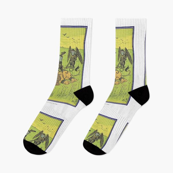 Item preview, Lion attacked by flying monkeys - Wizard of Oz vintage art designed and sold by Vintage Designs +.