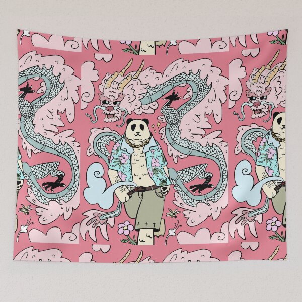Item preview, Chinese dragon and panda designed and sold by laruichi.