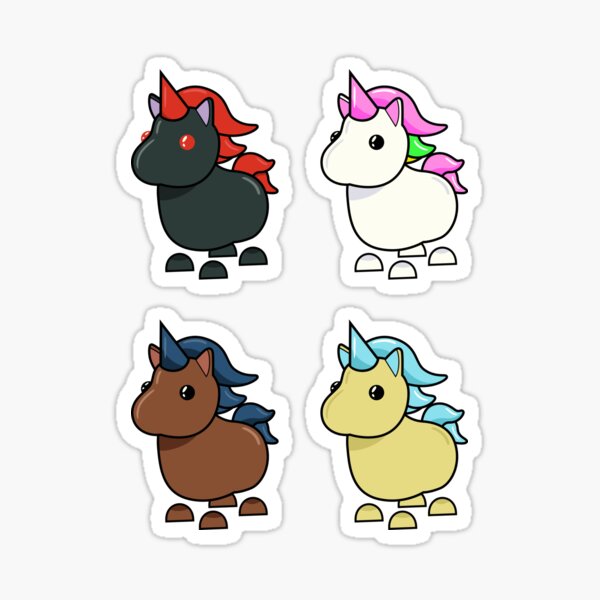 Roblox Unicorn Stickers Redbubble - unicorn decal id for roblox