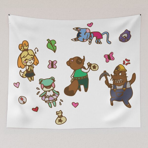 Aperçu de l'œuvre Animal Crossing Pals créée et vendue par Kurotine.