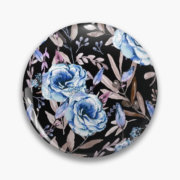 Item preview, Eucalyptus & Lisianthus - Blue designed and sold by Anis Illustration.