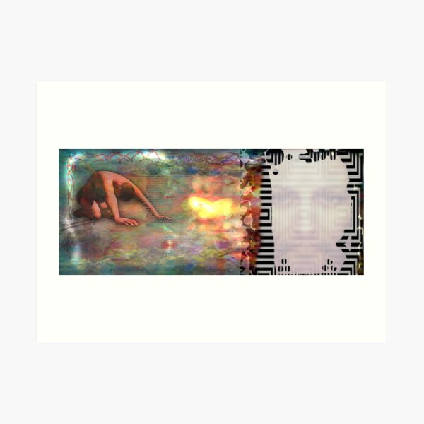 Kneeling - Psalm 51 Art Print