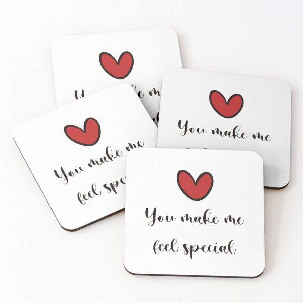 Item preview, Cute Valentine Quotes - You make me feel special designed and sold by Tergels.
