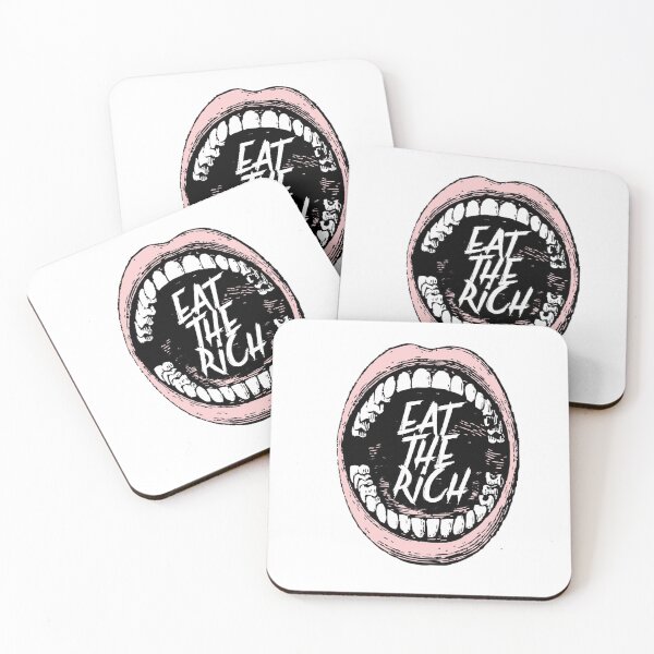 Item preview, Eat the Rich slogan  designed and sold by onegreedyeye.
