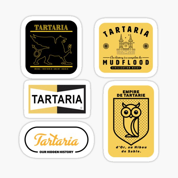 Aperçu de l'œuvre TARTARIA | PACK D'AUTOCOLLANTS créée et vendue par axelle1410.