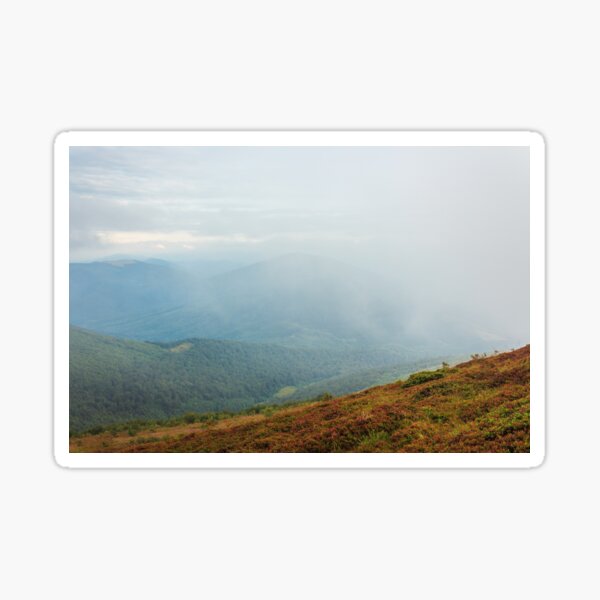 late summer adventures in mountains Sticker
