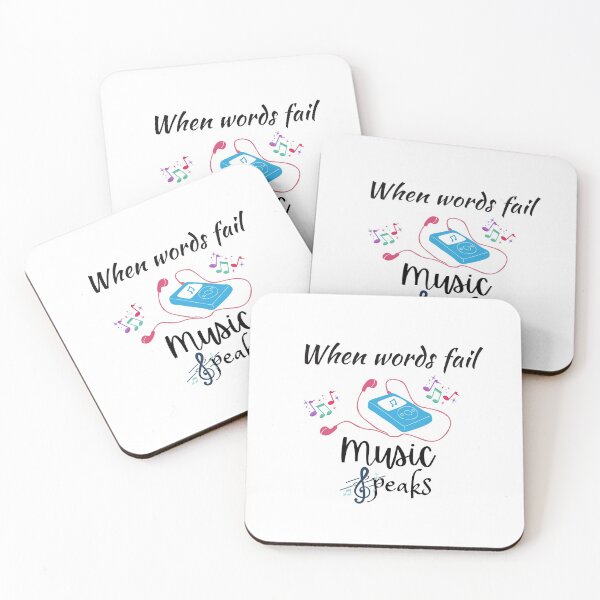 Item preview, When words fail music speaks designed and sold by Varshinee.