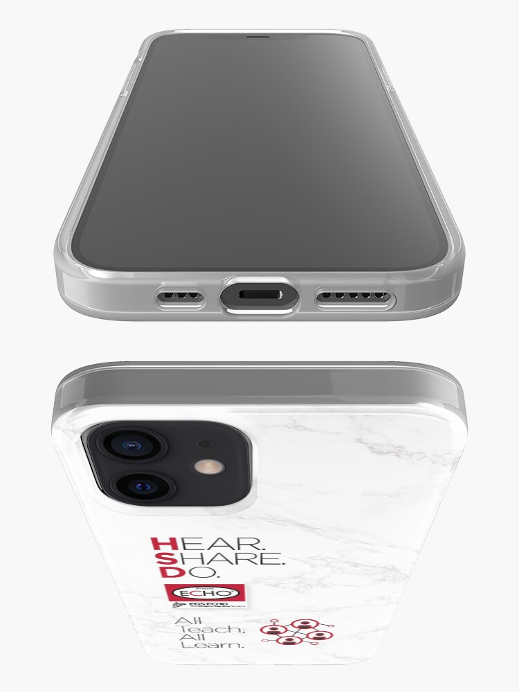 Alternate view of EDS ECHO - Hear. Share. Do. iPhone Case