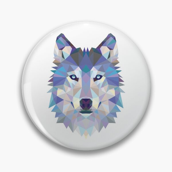 Item preview, Polygonal Triangle Savage Canine Wolf Predator designed and sold by ozunu.