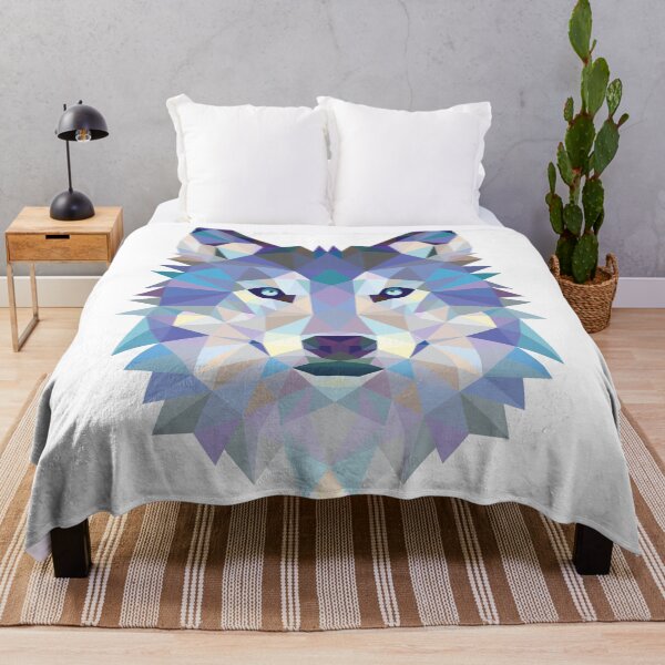Item preview, Polygonal Triangle Savage Canine Wolf Predator designed and sold by ozunu.