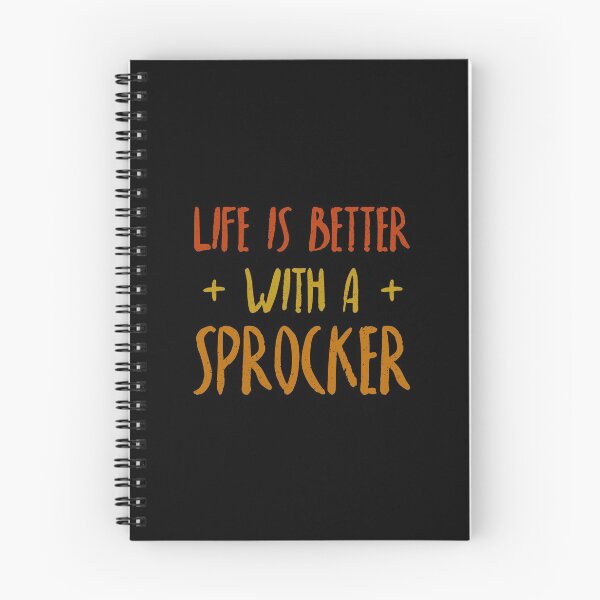 Item preview, Life Is Better With A Sprocker Funny Springer And Cocker Spaniel Dog Quote designed and sold by henrymencia.
