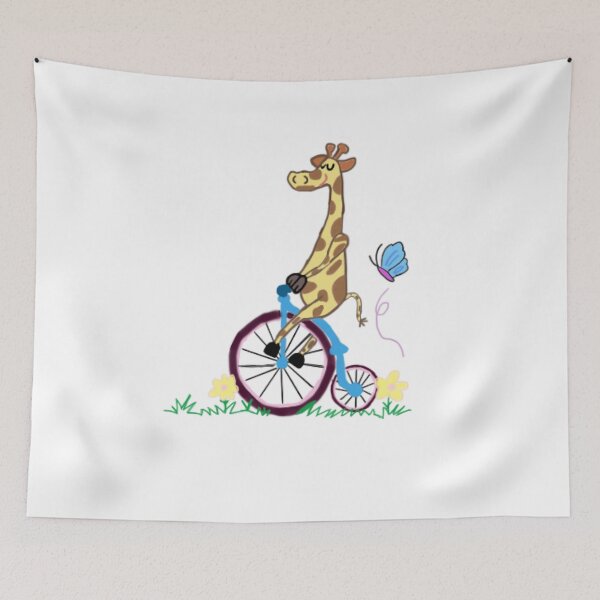 Item preview, Unicycling giraffe  designed and sold by Roisin678.