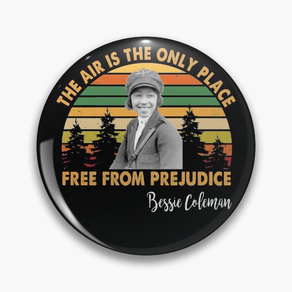 Item preview, The air is the only place free from prejudice Bessie Coleman designed and sold by ContreiDesign.