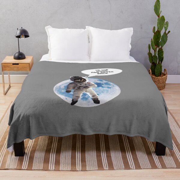 Item preview, To the moon and never back, astronaut in space funny quote. designed and sold by Theleochick.