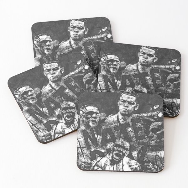Item preview, Nate Diaz Black and White designed and sold by SavageRootsMMA.