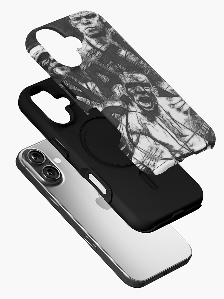 Thumbnail 2 of 4, iPhone Case, Nate Diaz Black and White designed and sold by SavageRootsMMA.