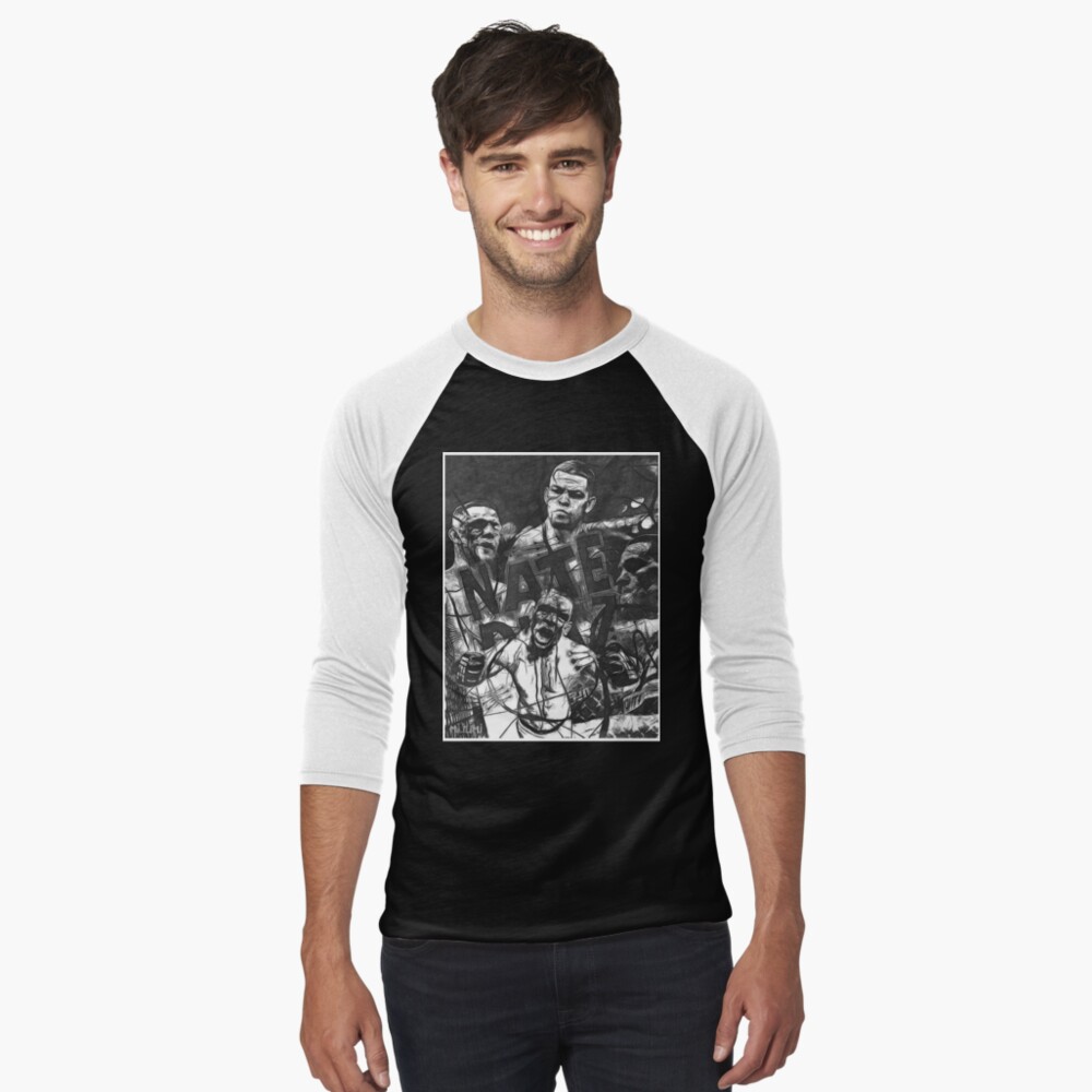 Item preview, Baseball ¾ Sleeve T-Shirt designed and sold by SavageRootsMMA.