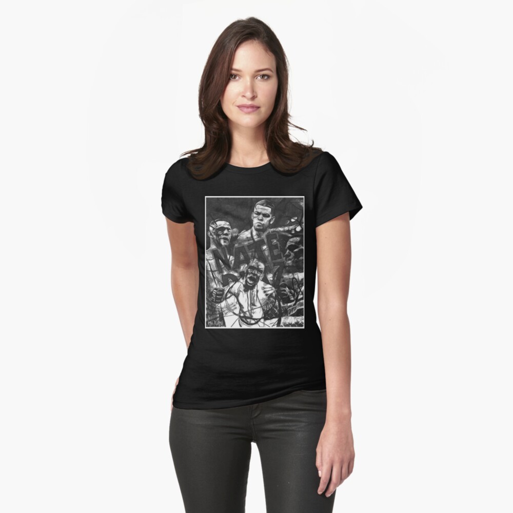 Item preview, Fitted T-Shirt designed and sold by SavageRootsMMA.