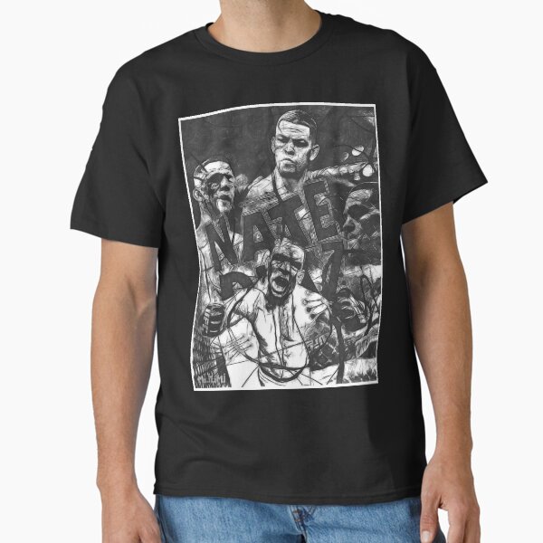 Item preview, Nate Diaz Black and White designed and sold by SavageRootsMMA.