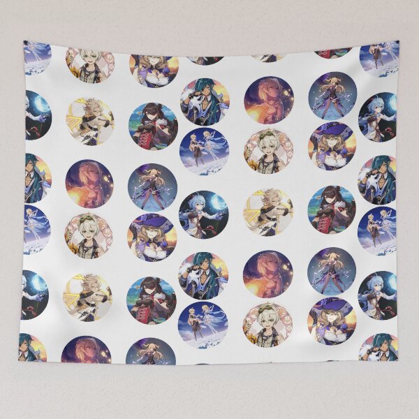 Item preview, Genshin Impact Sticker Set designed and sold by stickertopic.