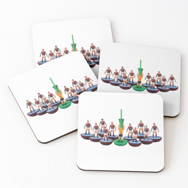 Item preview, West Ham / Aston Villa / Burnley retro subbuteo football team designed and sold by Subsnapper 73.