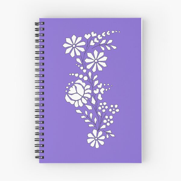 Item preview, Angular black&white hungarian flower pattern designed and sold by Chino20.