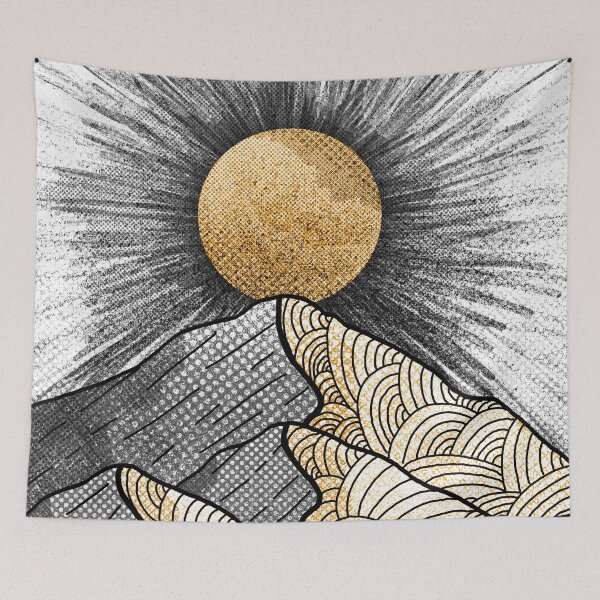 Item preview, Golden sun peaks designed and sold by Swadeillustrations.
